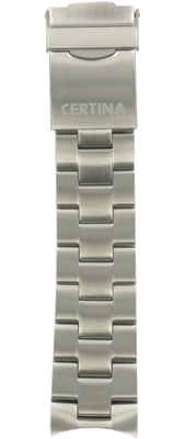 Horlogeband Certina C605007714 / 26071984292A Staal 19mm Horlogeband Certina C605007714 / 26071984292A Staal 19mm