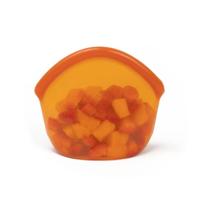 Food Huggers Herbruikbare bewaarzak - 400ml - amber - thumbnail