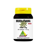 SNP Muira puama 5000mg puur 60 Vegetarische capsules - thumbnail