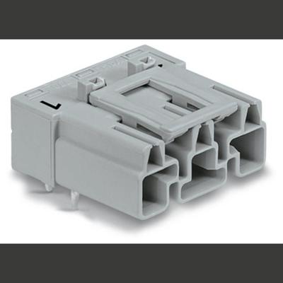 WAGO 770-893/011-000 Netstekker WINSTA MIDI Stekker, inbouw horizontaal Totaal aantal polen: 3 25 A Pink 100 stuk(s)