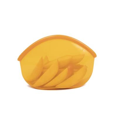 Food Huggers Herbruikbare bewaarzak - 900ml - amber - thumbnail