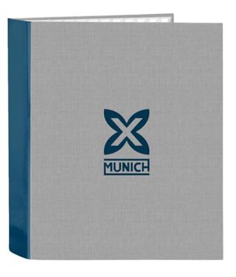 Ringmap Munich Street Blauw Grijs A4 27 x 33 x 6 cm Ringmap Munich Street Blauw Grijs A4 27 x 33 x 6 cm