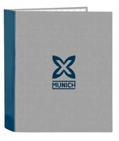 Ringmap Munich Street Blauw Grijs A4 27 x 33 x 6 cm - thumbnail