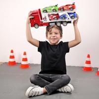 Transportwagen - TURBO CHALLENGE - Interventievoertuigen - 1/24 - Frictievoertuig - Willekeurige kleur - thumbnail