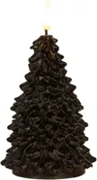 Anna&apos;s Collection LED kaars 3d flame kerstboom 9.5x20cm zwart 1 stuks - thumbnail