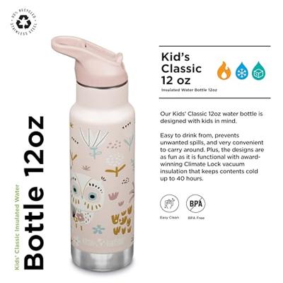 Klean Kanteen Kid Classic Narrow 355ml/12oz + Flip/Sportdop Thermosfles Owlet 355ml