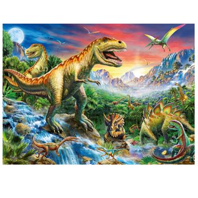 Bij de dinosaurussen XXL puzzel, 100 stukjes