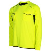 Stanno 429003 Bergamo Referee Shirt l.m. - Neon Yellow-Black - M - thumbnail