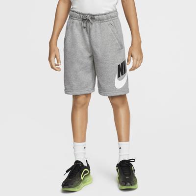 Nike sweatshort grijs melange/zwart/wit