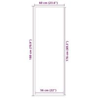 Deurmat 60x180 cm blauw - thumbnail