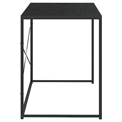 Computerbureau 110x60x70 cm bewerkt hout zwart