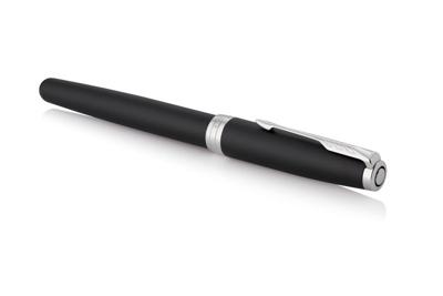 Rollerpen Parker Sonnet matte black CT fijn