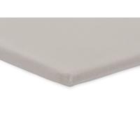 Jollein katoenen hoeslaken wieg 40x80/90cm - set van 2 soft grey - thumbnail