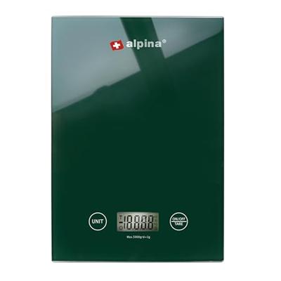 Alpina Keukenweegschaal 5kg ass. kleur Alpina Keukenweegschaal 5kg ass. kleur