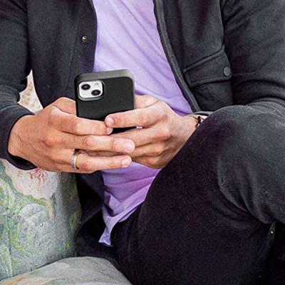 Accezz Liquid Silicone voor Samsung Galaxy A53 Telefoonhoesje Zwart