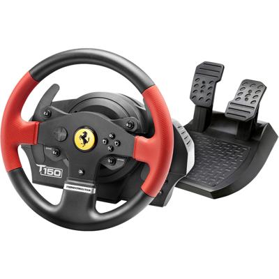 Thrustmaster T150 Ferrari Wheel Force Feedback Stuurwiel + pedalen PC, PlayStation 4, Playstation 3 USB Zwart, Rood Thrustmaster T150 Ferrari Wheel Force Feedback Stuurwiel + pedalen PC, PlayStation 4, Playstation 3 USB Zwart, Rood