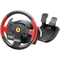 Thrustmaster T150 Ferrari Wheel Force Feedback Stuurwiel + pedalen PC, PlayStation 4, Playstation 3 USB Zwart, Rood - thumbnail