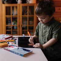 Jaq Jaq Bird markers Wishy Washy junior 10 cm 9 stuks - thumbnail