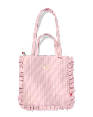 HEMA Tas 36x37.5cm seersucker ruches ruiten