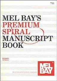 Mel Bay Premium Spiral Manuscript muziekpapier 12 balks Mel Bay Premium Spiral Manuscript muziekpapier 12 balks