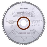 Metabo Accessoires Cirkelzaagblad | "Laminate Cut Prof" | 254x30mm | Z66 FZ/TZ 0° - 628446000 - thumbnail