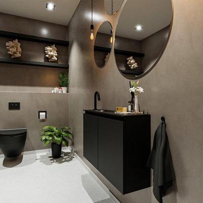 MONDIAZ TURE 80cm toiletmeubel urban. EDEN wastafel urban links 1 kraangat MONDIAZ TURE 80cm toiletmeubel urban. EDEN wastafel urban links 1 kraangat