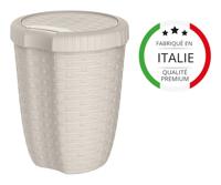 Emmercontainer Mondex Polypropyleen Ø 23 x 29 cm Met deksel - thumbnail