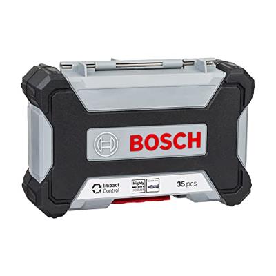 Bosch Accessories Bosch Power Tools 2608577147 Bitset 35-delig Plat, Kruiskop Pozidriv, Kruiskop Phillips, Binnen-zesrond (TX) Torsion zone