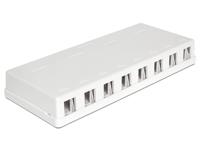 Delock 86209 Keystone opbouwdoos 8 poorten - thumbnail