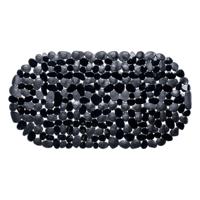 Wicotex Badmat antislip stones 68x35cm zwart - thumbnail