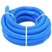VidaXL Zwembadslang 32 mm 15,4 m blauw - thumbnail
