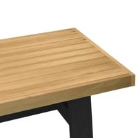 Salontafel NOAIN A-vormige poten 120x60x40 cm massief hout - thumbnail