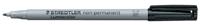 Viltstift staedtler ohp lumo m 315 non perm zwart - thumbnail