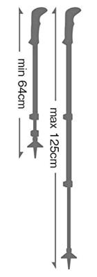 Leki Cressida Wandelstokken Mango/White/Silver