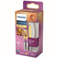 Philips LED 871951432421300 LED-lamp Energielabel D (A - G) E14 Kaars 3.4 W = 40 W Warmwit (Ø x h) 35 mm x 97 mm Dimbaar (dim to warm) 1 stuk(s) - thumbnail