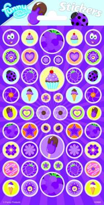 Totum Stickervel met geur - druiven