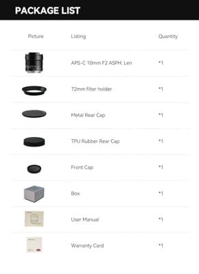 TTArtisan APS-C 10mm F/2 Canon RF mount Silver - thumbnail