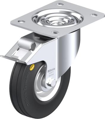 Blickle L-RD 140R-FI Zwenkwiel met rem Wieldiameter: 140 mm Draagvermogen (max.): 175 kg 1 stuk(s)
