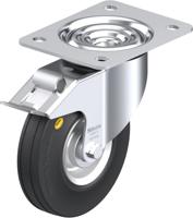 Blickle L-RD 140R-FI Zwenkwiel met rem Wieldiameter: 140 mm Draagvermogen (max.): 175 kg 1 stuk(s) - thumbnail