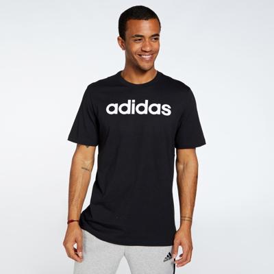 Adidas Essentials Single Jersey Linear Sportshirt Heren L