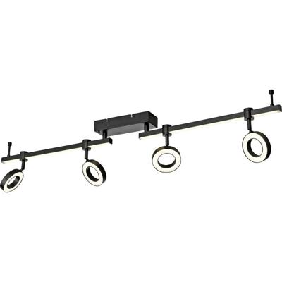 Just Light 12076-18 LOLASmart-BILEDA LED-plafondlamp LED LED vast ingebouwd 21.5 W Zwart