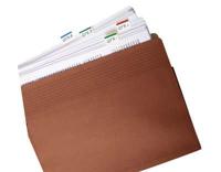 Post-it Index Strong, ft 25,4 x 38 mm, wit met gekleurde rand, 3 kleuren, 22 tabs per kleur - thumbnail