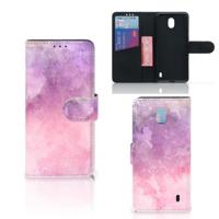 Hoesje Nokia 1 Plus Pink Purple Paint - thumbnail