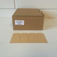 Manilla labels 40x80 mm nr. 2 1000 stuks - thumbnail