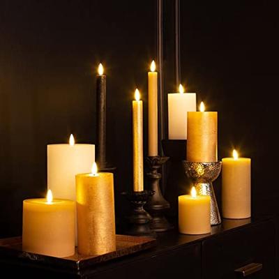 Stompkaars rustiek 7,5CM LED ro Lyon M beige