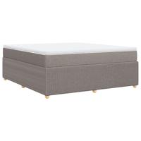 Boxspring met matras stof taupe 180x200 cm - thumbnail