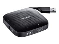 TP-LINK UH400 UH400 USB-hub 4 poorten USB-A USB 3.0 5 GBit/s Zwart - thumbnail