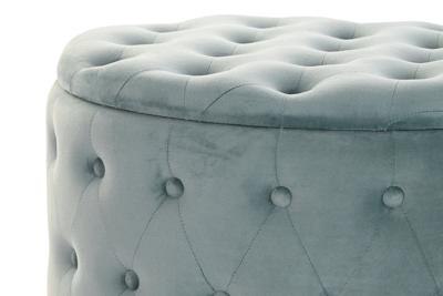 Voetensteun DKD Home Decor Groen Hout MDF Fluweel 70 x 70 x 42 cm