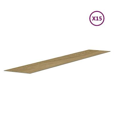 VidaXL Wandpanelen houtlook 2,06 m² pvc bruin