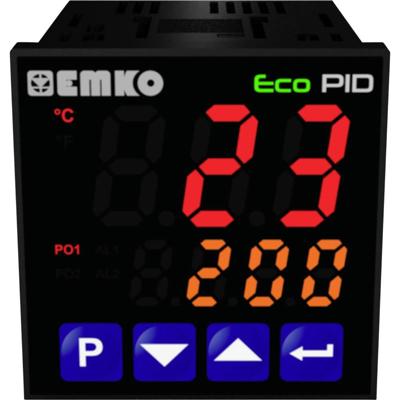 Emko ecoPID.4.6.1R.S.0 Temperatuurregelaar Pt100, J, K, R, S, T, L -199 tot +999 °C Relais 5 A, SSR (l x b x h) 90 x 48 x 48 mm Emko ecoPID.4.6.1R.S.0 Temperatuurregelaar Pt100, J, K, R, S, T, L -199 tot +999 °C Relais 5 A, SSR (l x b x h) 90 x 48 x 48 mm